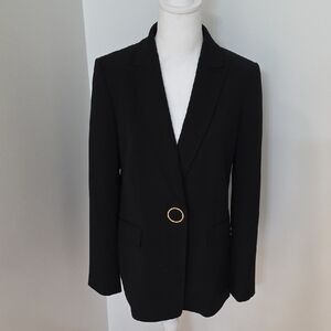 Calvin Klein Black Blazer with Gold Button